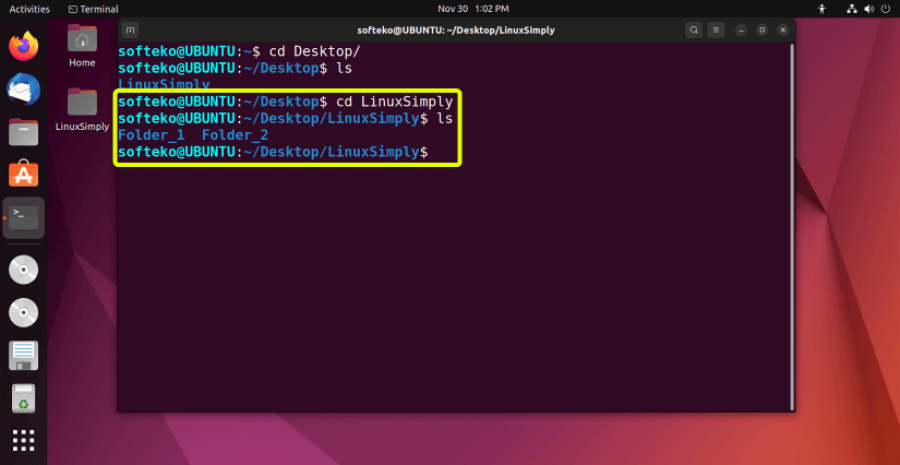 Command Prompt path navigation using Relative path