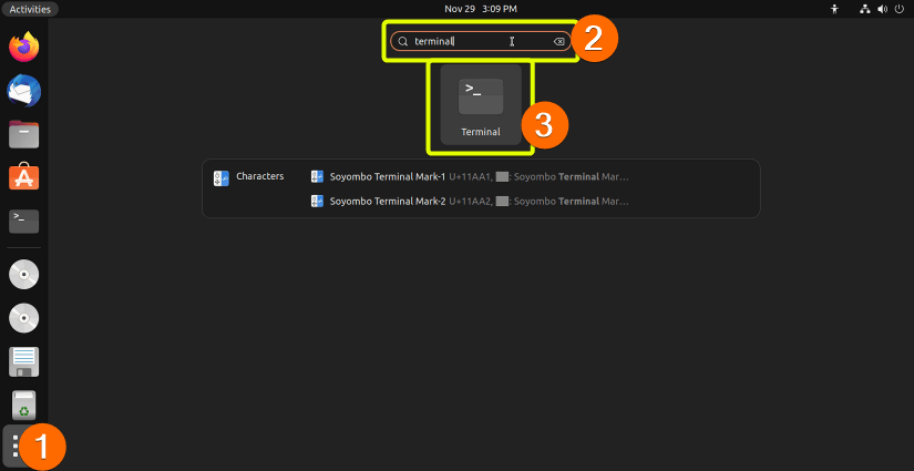 Command Prompt search for terminal