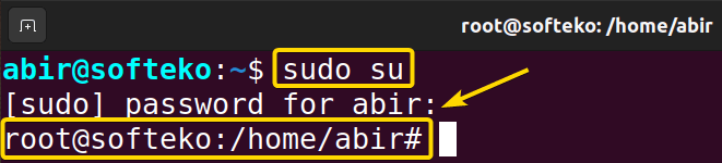 How to Create Root User in Ubuntu using sudo su