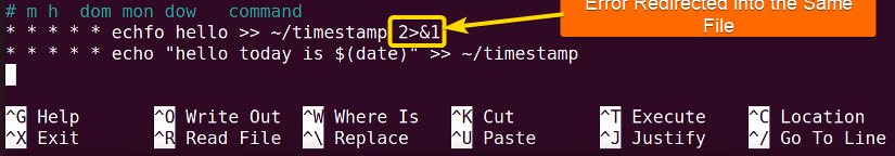 printing the error the correct way
