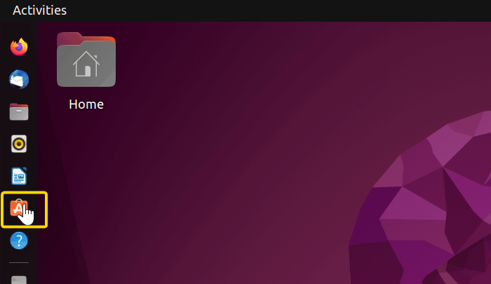 Using GUI to install GIMP in Linux