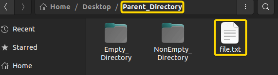 The desired file.