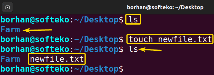 Create a File Using the “touch” Command in Linux