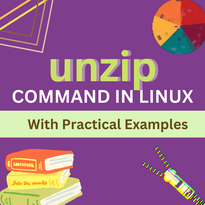 use of unzip command in Linux