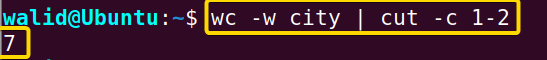 Displaying only the first column