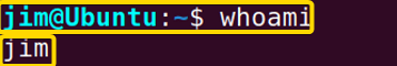 Printing effective username for another user