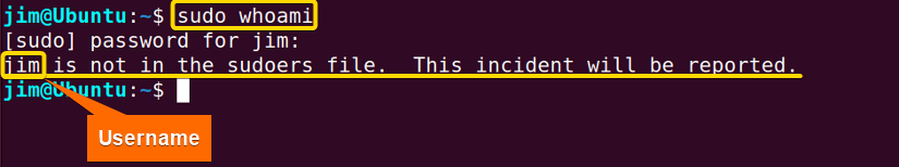 output for normal users