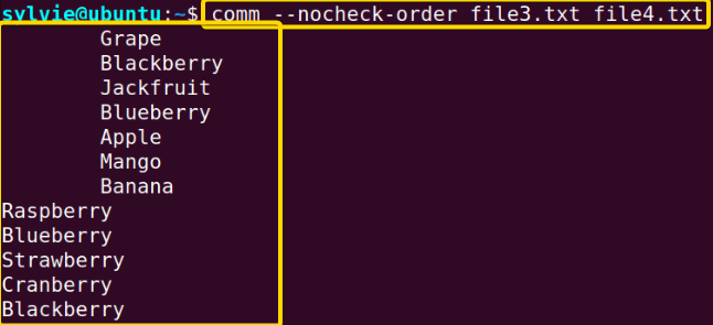 Does Not Check Whether the Files Are Sorted or Not While the Comparison