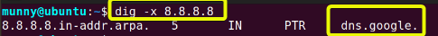 Reverse DNS look up.