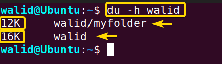 Disk usage in human-readable format