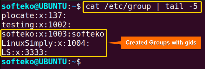 creating a group with custom gid