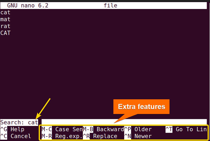 Window after pressing CTRL + W