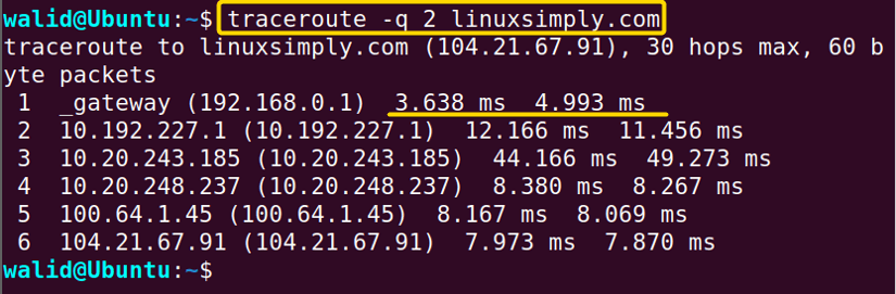 Setting number of tests