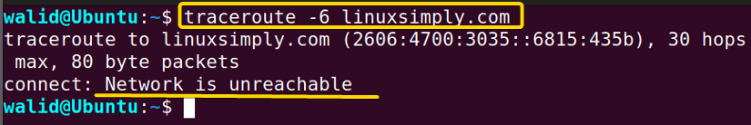 Using only IPv6