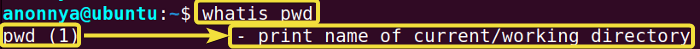 Finding short description of a command using whatis command in linux. 