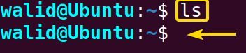 Displaying that the directory is actually gone