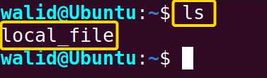 Showing local_file in ther server