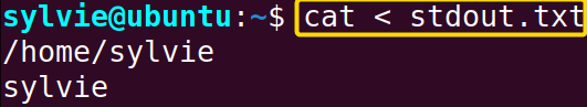 Redirecting Standard Input In Linux