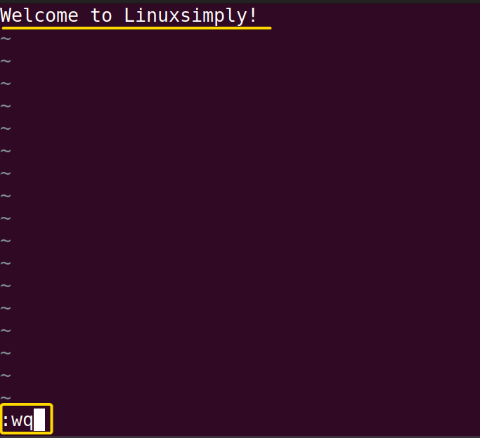 Deleting and exiting in the vim command in Linux