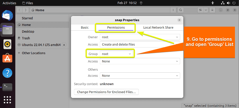 Click on drive groups to give user drive access.