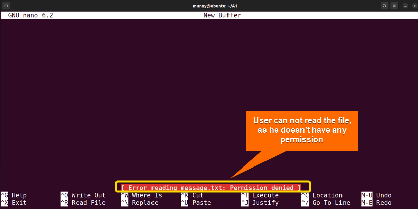 Linux file permission priority.