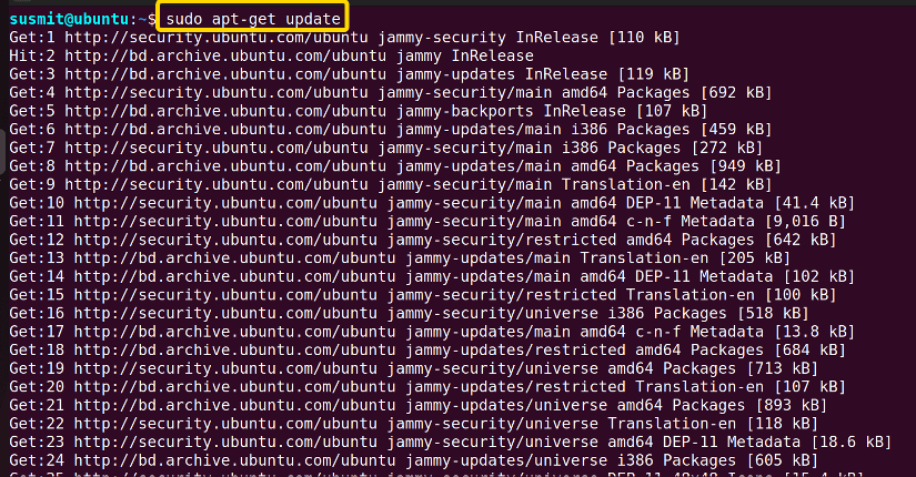 Updating the repository package.