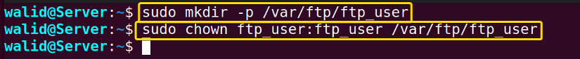 Creating directory for "ubuntu create ftp user for specific directory"