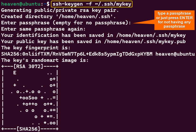 generate public key