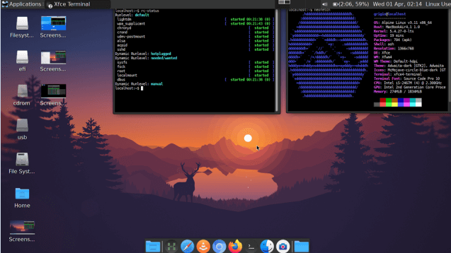 Fastest Linux distro Alpine