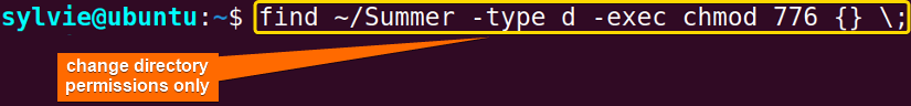 change permissions