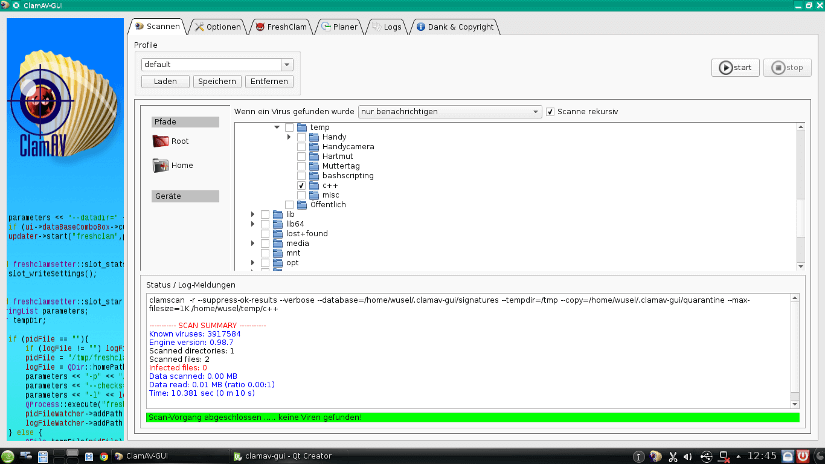 ClamAV, is one of the best apps in Linux.