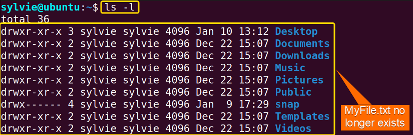 heck it file is removed