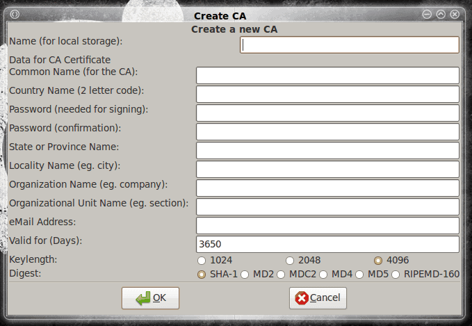 TinyCA is one of the best unknown apps in Linux.