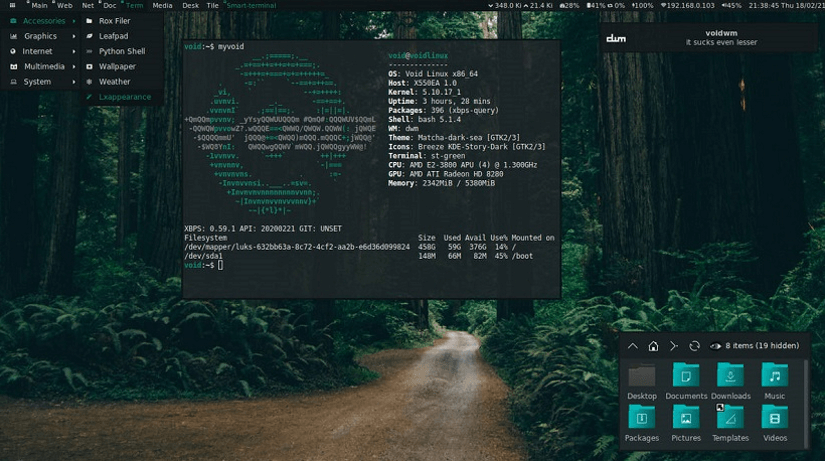 Fastest Linux distro Void