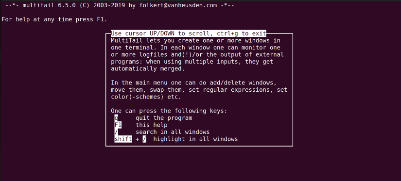 MultiTail is one of the best unknown apps in Linux.