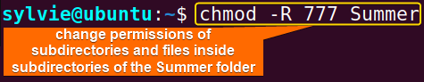 change permissions