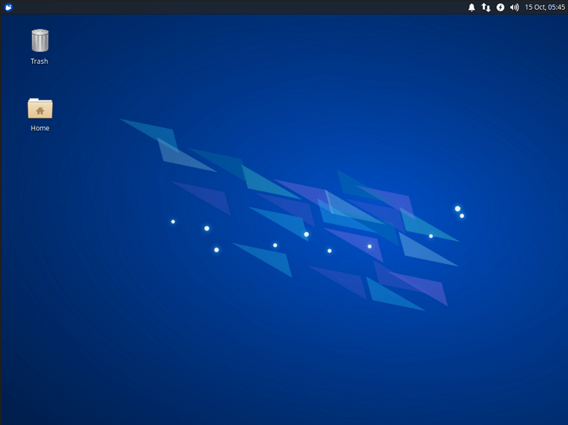 Xubuntu Home Window