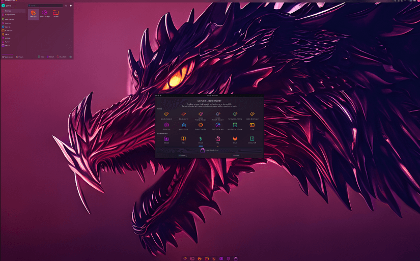 Garuda as the best looking Linux distro.