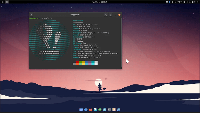 Pop!_OS for "best linux distro for gaming"