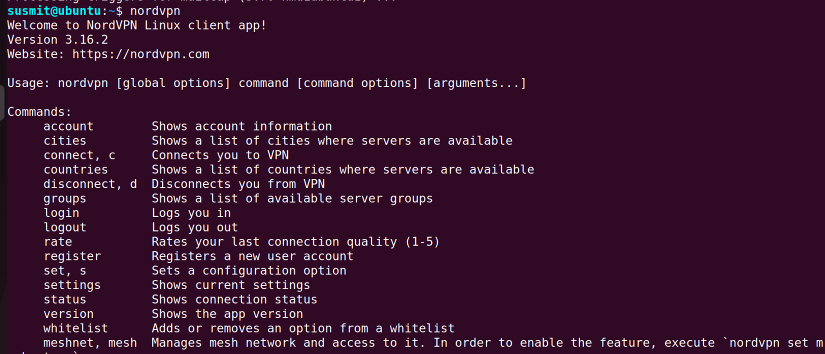 NordVPN which is one of the must-have ubuntu apps for programmers.
