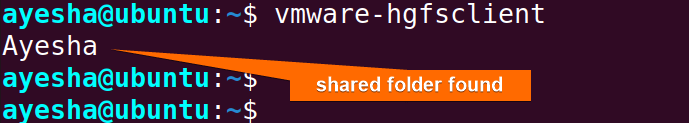 Check availability of shared folder.
