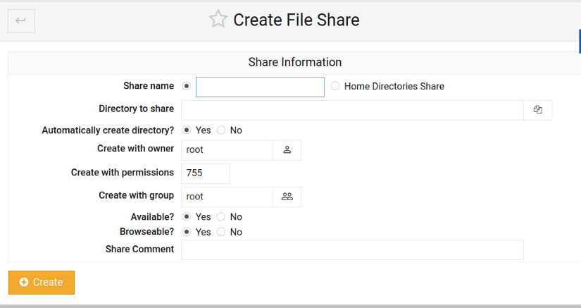 Create Samba file share folder in Ubuntu