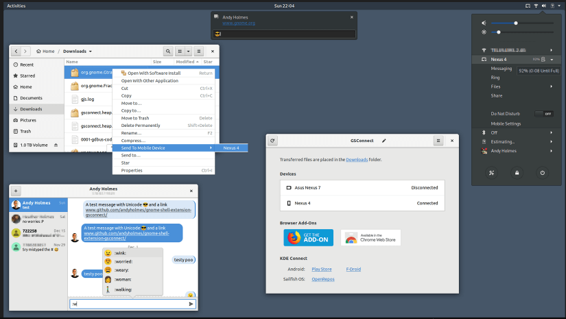 GNOME which is one of the must-have ubuntu apps for programmers.