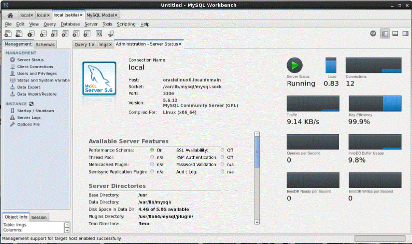 MySQL which is one of the must-have ubuntu apps for programmers.