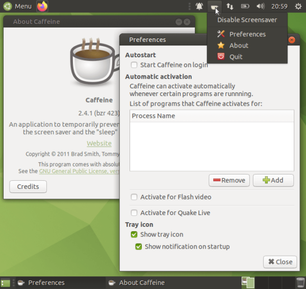 Caffeine app