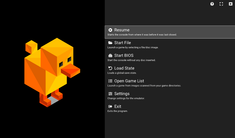 Duckstation game simulator app