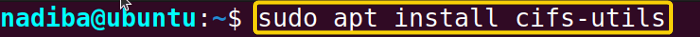 Installing CIFS file system, depends on user space tools' package