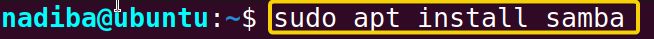Installing Samba 