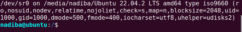 Unmounted output