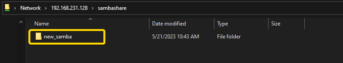Accessing Samba share from mapped-drive